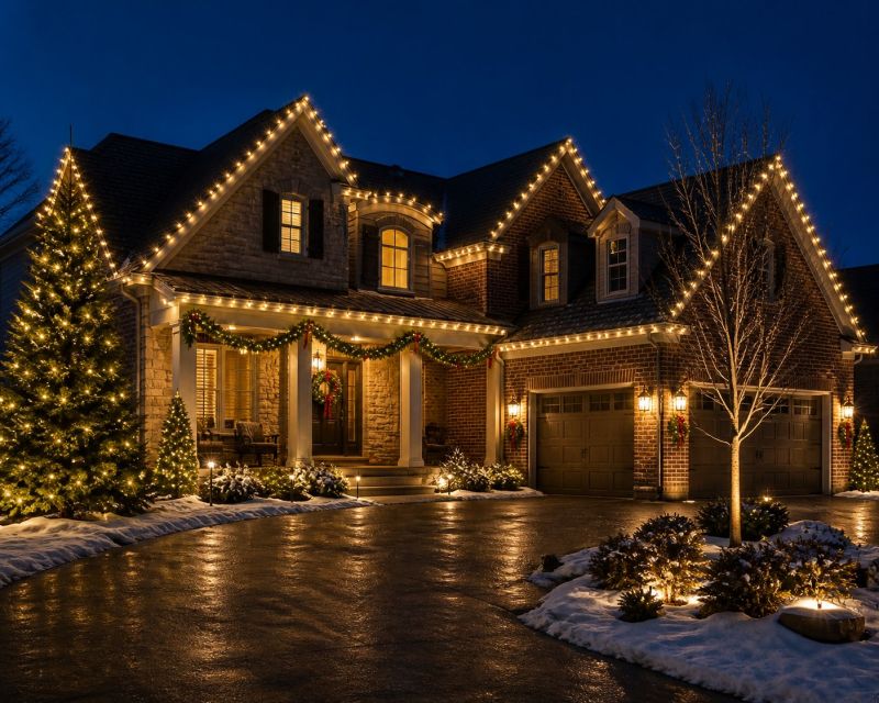 Christmas Lights Installation in Alpharetta, GA