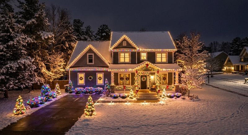 Christmas Lights Installation in Kansas City, KS