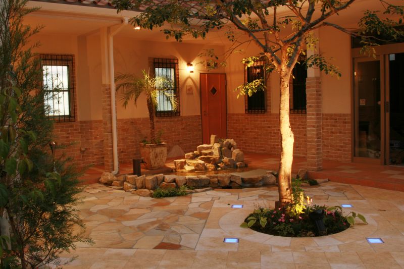 Courtyard Light Installation in Olathe, KS