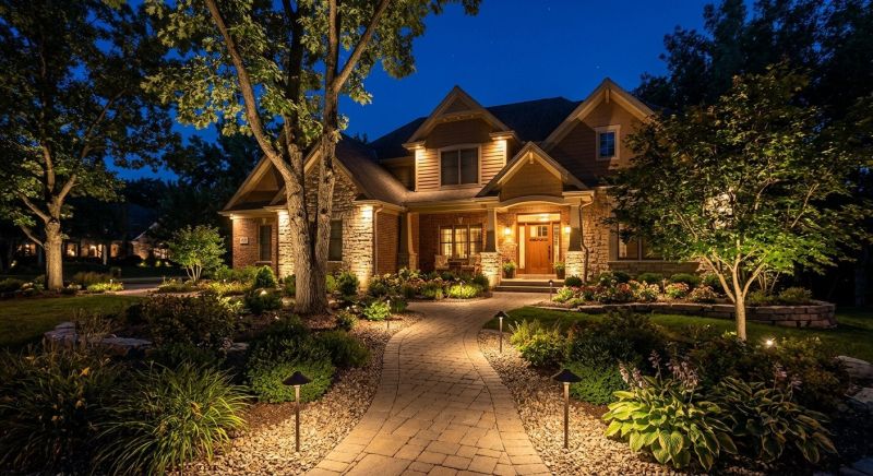 Garden Lighting Installation in Olathe, KS