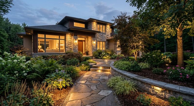 Terrace Lighting Installation in Overland Park, KS